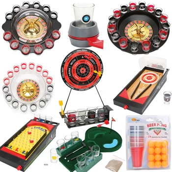 Beer Pong Balls Set Roulette Wheel Drinking Games Drunken Tower Shot Glass Drinken Game Turntable Toys Bar Wine Drinking Game
Beer Pong Balls Set Roulette Wheel Drinking Games Drunken Tower Shot Glass Drinken Game Turntable Toys Bar Wine Drinking Game