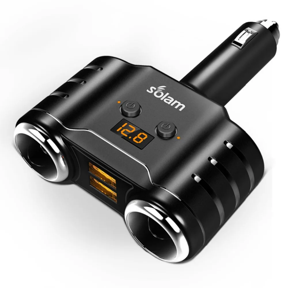 12V-24V Car USB Charger Car Cigarette Lighter Socket Splitter Plug Dual USB Charger Adapter fast charging 3.1A 120W
12V-24V Car USB Charger Car Cigarette Lighter Socket Splitter Plug Dual USB Charger Adapter fast charging 3.1A 120W