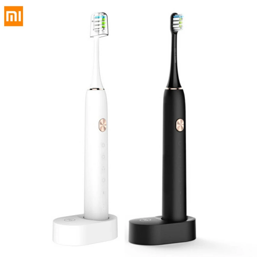 Xiaomi электрическая зубная щетка обновленная перезаряжаемая умная звуковая