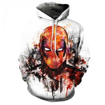 YOUTHUP 2020 New Men's 3D Hoodies Unique Design Deadpool Print Sweatshirts Pullovers Long Sleeve Male 3D Full Print pullovers
YOUTHUP 2020 New Men's 3D Hoodies Unique Design Deadpool Print Sweatshirts Pullovers Long Sleeve Male 3D Full Print pullovers
