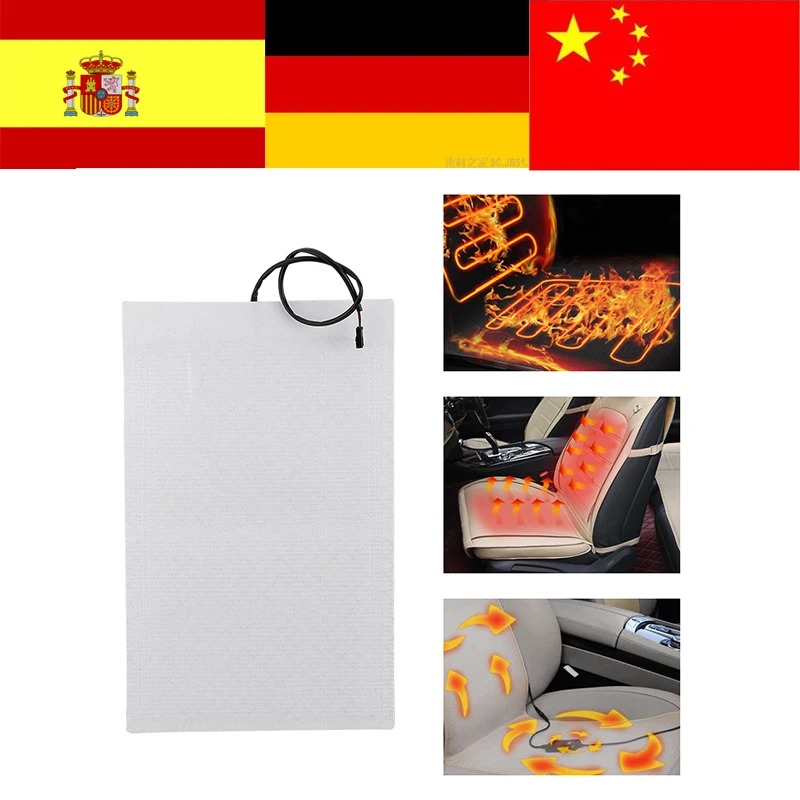 Hot 2pcs 12V Universal Carbon Fiber Car Heated Seat Heater Pads Kit with Round Switch for Car Truck SUV Seat Heating Kit
Hot 2pcs 12V Universal Carbon Fiber Car Heated Seat Heater Pads Kit with Round Switch for Car Truck SUV Seat Heating Kit