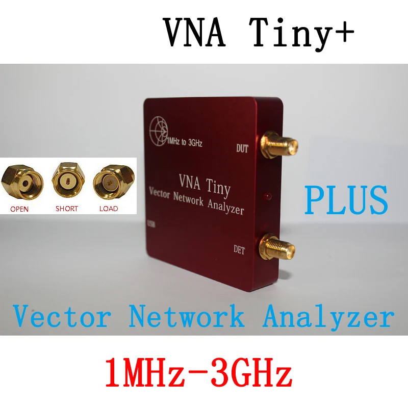 VNA 1M-3GHz mini Vector Network Analyzer VNA Tiny+ VHF/UHF/NFC/RFID RF Antenna Analyzer Signal Generator SWR/S-Parameter/Smith
VNA 1M-3GHz mini Vector Network Analyzer VNA Tiny+ VHF/UHF/NFC/RFID RF Antenna Analyzer Signal Generator SWR/S-Parameter/Smith