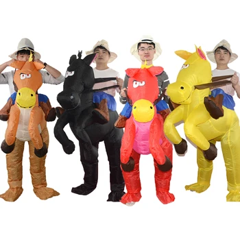 Inflatable Cowboy Costume Western Fancy Dress for Men Women Horse mascot Cosplay Halloween Christmas Party Suit
Inflatable Cowboy Costume Western Fancy Dress for Men Women Horse mascot Cosplay Halloween Christmas Party Suit