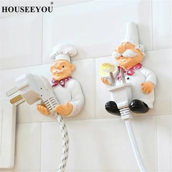 Cartoon Cooker Chef Strong Self-Adhesive Wall Storage Hook Hanger Kitchen Outlet Plug Holder Key Bathroom Sticky Towel Organizer
Cartoon Cooker Chef Strong Self-Adhesive Wall Storage Hook Hanger Kitchen Outlet Plug Holder Key Bathroom Sticky Towel Organizer