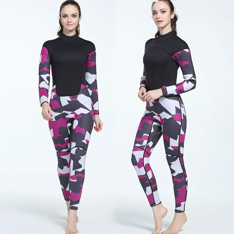 The new 3MM women's one-piece camouflage diving suits fishing clothes surfing clothes thickening warm clothing factory direct sa
The new 3MM women's one-piece camouflage diving suits fishing clothes surfing clothes thickening warm clothing factory direct sa