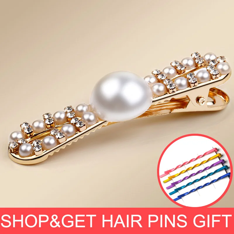 Gold Flower Hair Pins with Pearl Rhinestone Hair Clip Pin for Women Girl Hairpin Bridal Wedding Metal Headband Jewelry
Gold Flower Hair Pins with Pearl Rhinestone Hair Clip Pin for Women Girl Hairpin Bridal Wedding Metal Headband Jewelry