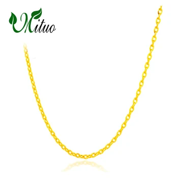 MITUO Genuine 18K Yellow Rose Gold Chain Cost Price Sale Pure 18K Gold Necklace for love Best Gift For women career ol necklaces
MITUO Genuine 18K Yellow Rose Gold Chain Cost Price Sale Pure 18K Gold Necklace for love Best Gift For women career ol necklaces