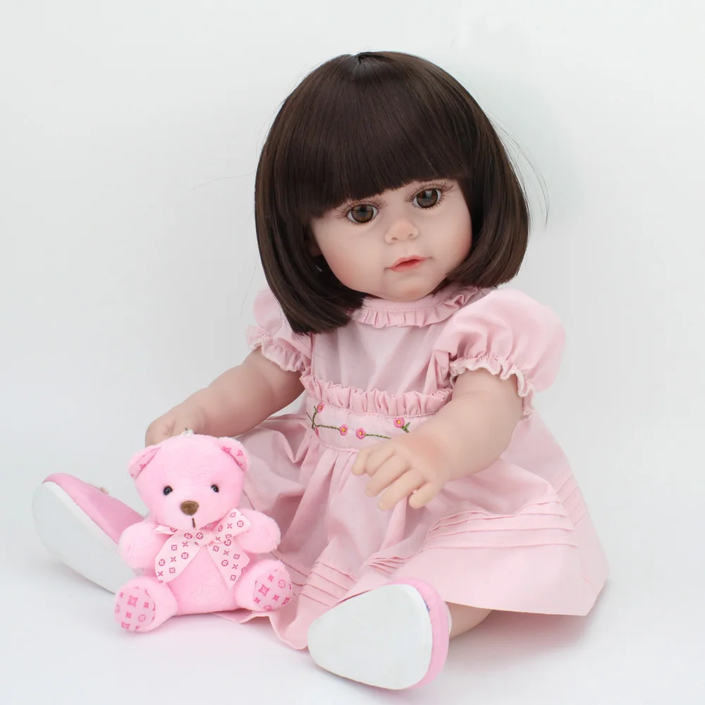 17 Inch Reborn Babies full Silicone Reborn Baby Doll Lifelike Baby Soft Dolls For Child Bath Bedtime Toys bebe doll reborn
17 Inch Reborn Babies full Silicone Reborn Baby Doll Lifelike Baby Soft Dolls For Child Bath Bedtime Toys bebe doll reborn