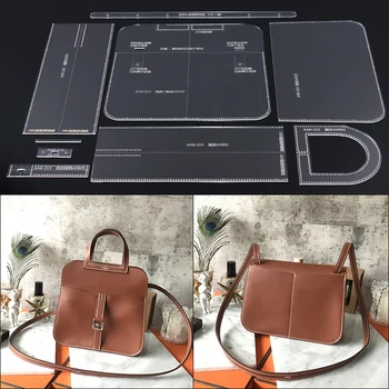 DIY hand-made leather lady casual handbag design single shoulder shoulder bag design template acrylic durable version pattern
DIY hand-made leather lady casual handbag design single shoulder shoulder bag design template acrylic durable version pattern