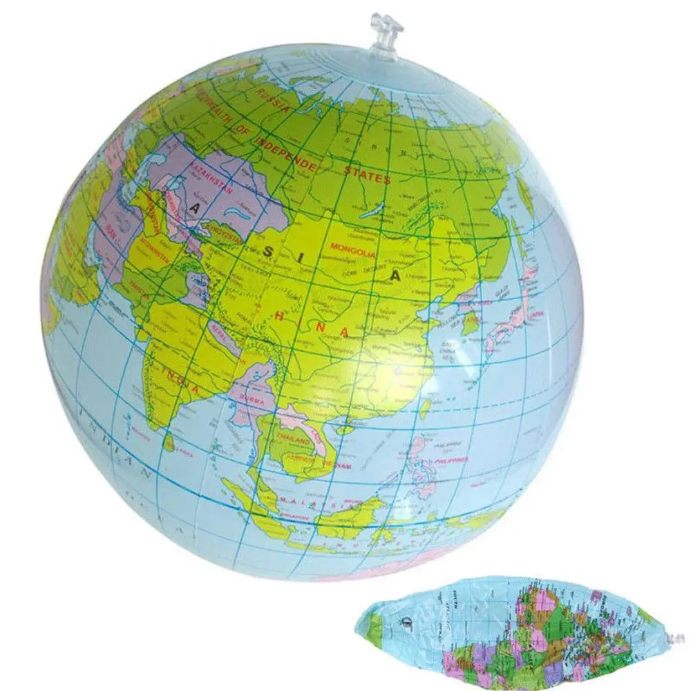 40CM Inflatable World Globe Teach Education Geography Toy PVC Map Balloon Beach Ball Kids Toys Blow Up Inflatable Globe Toy
40CM Inflatable World Globe Teach Education Geography Toy PVC Map Balloon Beach Ball Kids Toys Blow Up Inflatable Globe Toy