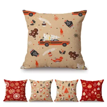Orange Red Christmas Seamless Pattern Cartoon Santa Claus Snowflake Home Decorative Sofa Cushion Cover Cotton Linen Pillow Case
Orange Red Christmas Seamless Pattern Cartoon Santa Claus Snowflake Home Decorative Sofa Cushion Cover Cotton Linen Pillow Case