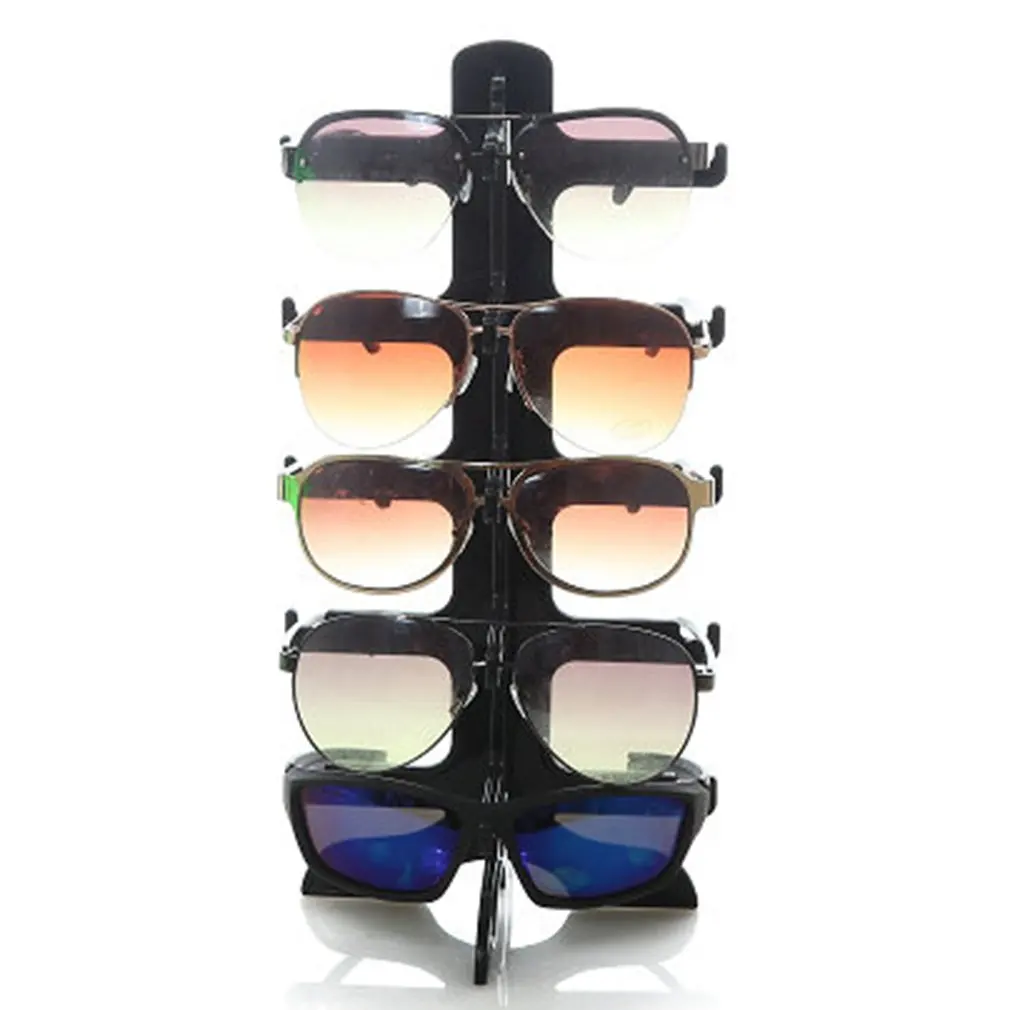 New 5 Layers Plastic Frame Sunglasses Display Stand Glasses Eyeglasses Colorful Eyewear Counter Show Stands Holder Rack | Аксессуары для