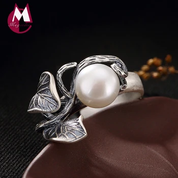 Natural freshwater pearl Initial Love Adjustable Ring 100% S990 Sterling Silver Jewelry 2019 Women Wedding band knuckle Ring R35
Natural freshwater pearl Initial Love Adjustable Ring 100% S990 Sterling Silver Jewelry 2019 Women Wedding band knuckle Ring R35