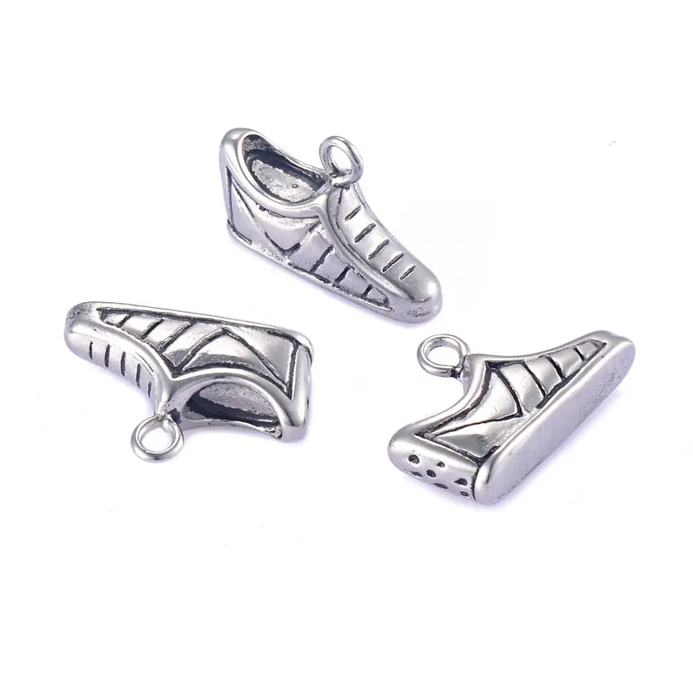 5pcs Stainless Steel Antique Silver Shoe Type Bracelet/Anklet Charm Jewelry Makings DIY Finding,Hypoallergenic
5pcs Stainless Steel Antique Silver Shoe Type Bracelet/Anklet Charm Jewelry Makings DIY Finding,Hypoallergenic