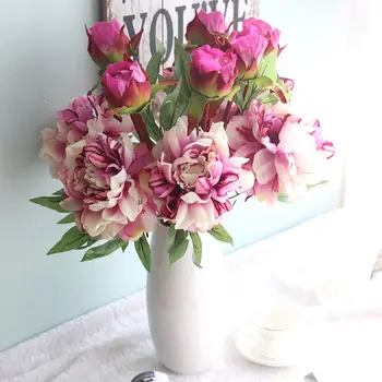 Artificial Flowers Peony Bouquet for Wedding Decoration 7 Heads Peonies Fake Flowers Home Decor Silk Hydrangeas Flower 30pcs
Artificial Flowers Peony Bouquet for Wedding Decoration 7 Heads Peonies Fake Flowers Home Decor Silk Hydrangeas Flower 30pcs