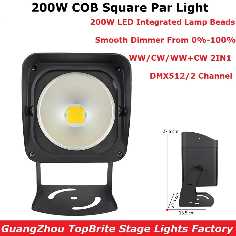 1X Stage Par 200W High Power Aluminium Alloy DJ DMX Led Beam Wash Strobe Effect Stage Lighting Cold White Or Warm White Optional
1X Stage Par 200W High Power Aluminium Alloy DJ DMX Led Beam Wash Strobe Effect Stage Lighting Cold White Or Warm White Optional