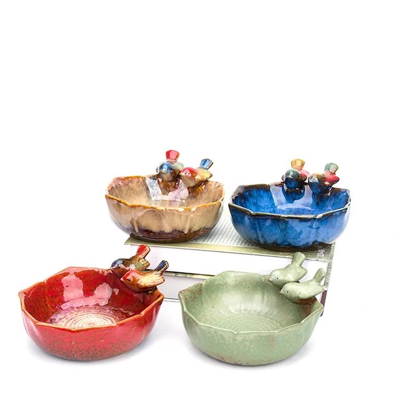 Ceramic Animal Ornaments Decorative Bowls Fleshy Flower Pot Bird Feeder Fruit Tray Decoration Crafts Snack Candy Storage Tray
Ceramic Animal Ornaments Decorative Bowls Fleshy Flower Pot Bird Feeder Fruit Tray Decoration Crafts Snack Candy Storage Tray