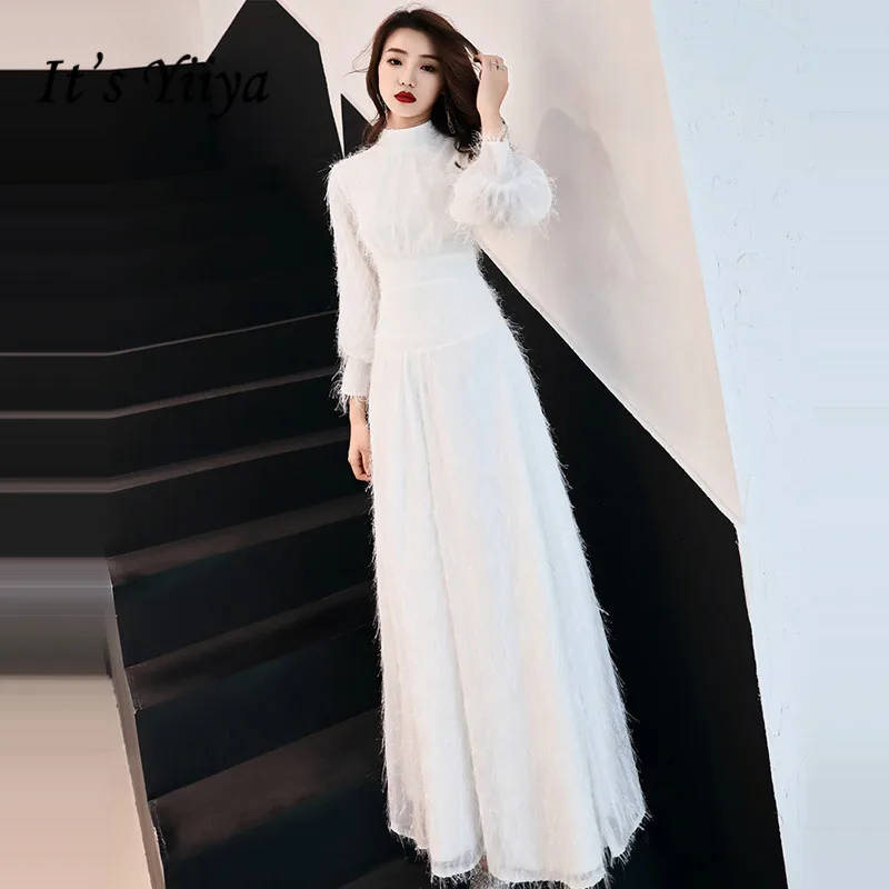 It's YiiYa Evening Dress 2019 Small Tassel White Lantern Sleeve Evening Gowns A-line Zipper Party Dresses LX1409 robe de soiree
It's YiiYa Evening Dress 2019 Small Tassel White Lantern Sleeve Evening Gowns A-line Zipper Party Dresses LX1409 robe de soiree
