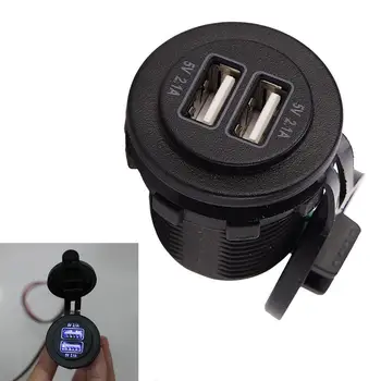 12-24V USB Charger for Motorcycle Auto Truck ATV Boat LED Car 4.2A Dual USB Socket Charger Power Adapter Outlet Power
12-24V USB Charger for Motorcycle Auto Truck ATV Boat LED Car 4.2A Dual USB Socket Charger Power Adapter Outlet Power