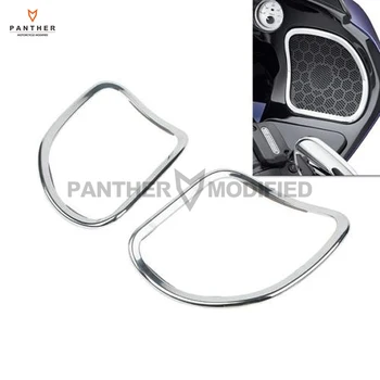 Chrome Motorcycle Front Speaker Trim case for Harley Davidson Touring Road Glide 2015 2016
Chrome Motorcycle Front Speaker Trim case for Harley Davidson Touring Road Glide 2015 2016