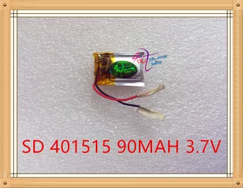 Liter energy battery 3.7V lithium polymer rechargeable battery 401515 90MAH 401517 MP3/4/5 Bluetooth interphone battery monitor
Liter energy battery 3.7V lithium polymer rechargeable battery 401515 90MAH 401517 MP3/4/5 Bluetooth interphone battery monitor