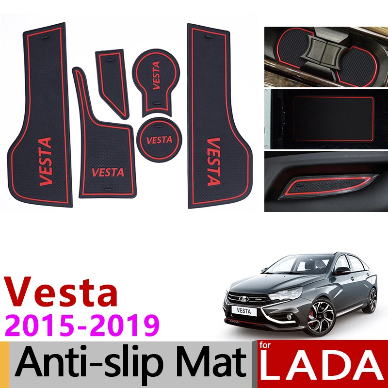 Anti-Slip Gate Slot Mat Cup Rubber Pads Rug for Lada Vesta 2015 2016 2017 2018 2019 BA3 I Accessories Stickers with logo 6pcs
Anti-Slip Gate Slot Mat Cup Rubber Pads Rug for Lada Vesta 2015 2016 2017 2018 2019 BA3 I Accessories Stickers with logo 6pcs
