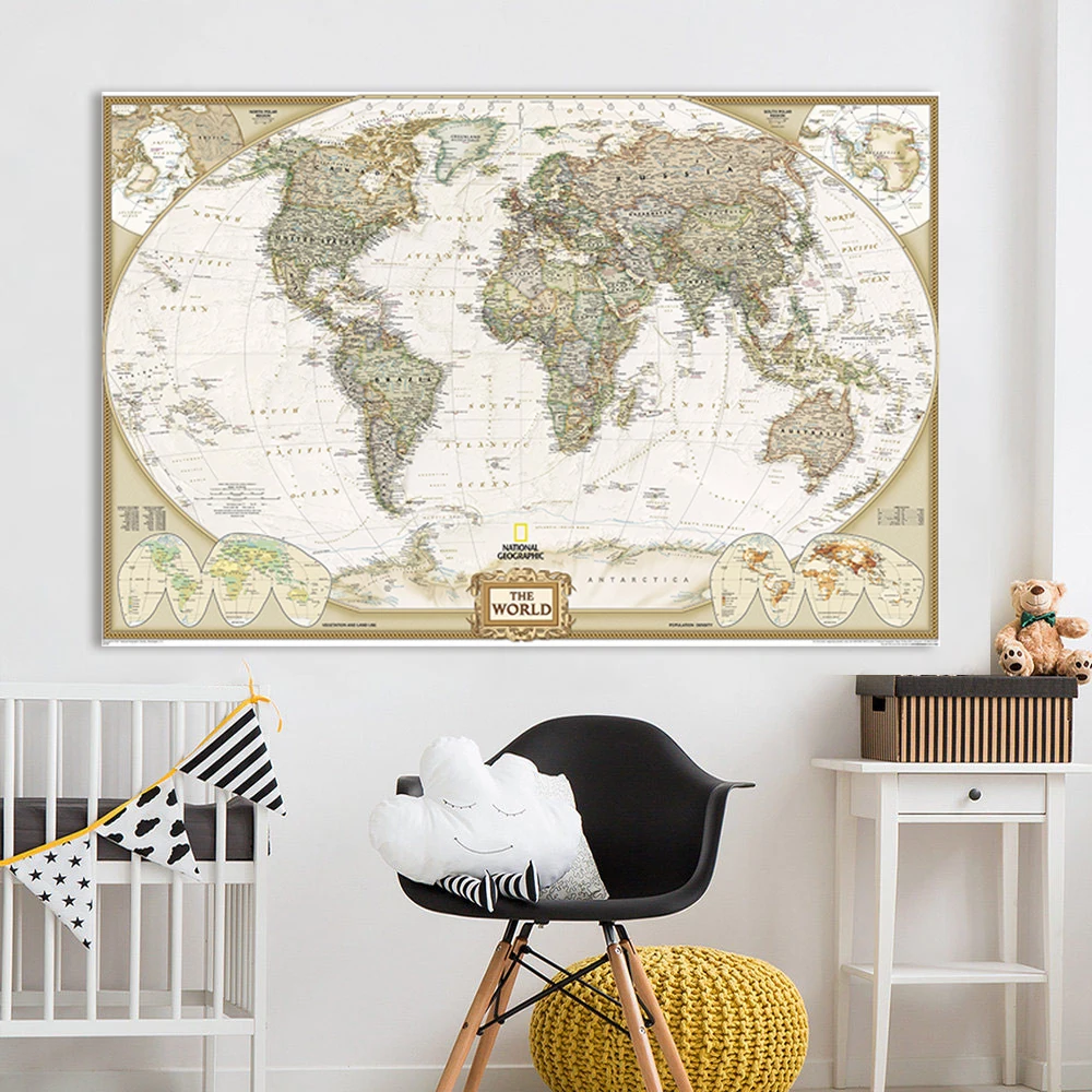 QKART Wall Art Home Decor no Frame large map of the world Poster Oil Painting on Canvas for Living Room Office Bedroom
QKART Wall Art Home Decor no Frame large map of the world Poster Oil Painting on Canvas for Living Room Office Bedroom