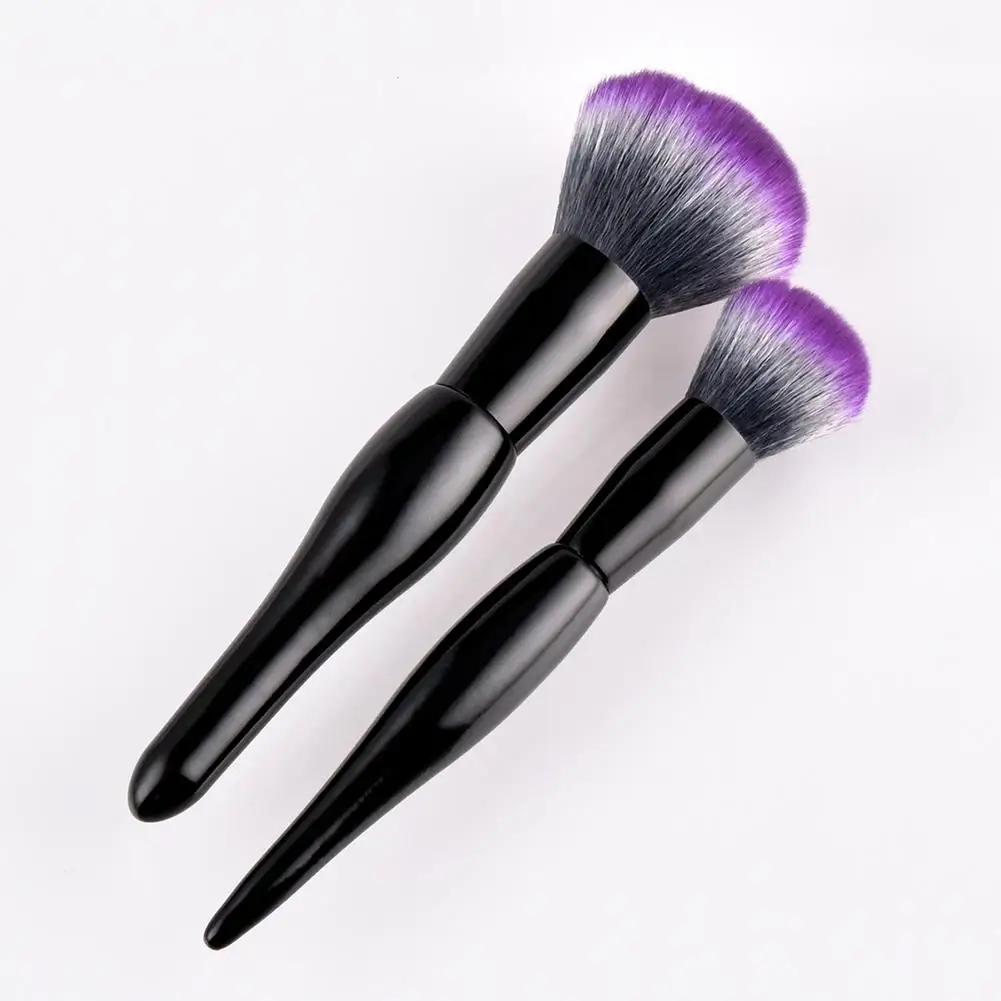 Soft Nylon Hair Curved Handle Blush Loose Powder Makeup Brush Women Beauty Tool Set | Красота и здоровье