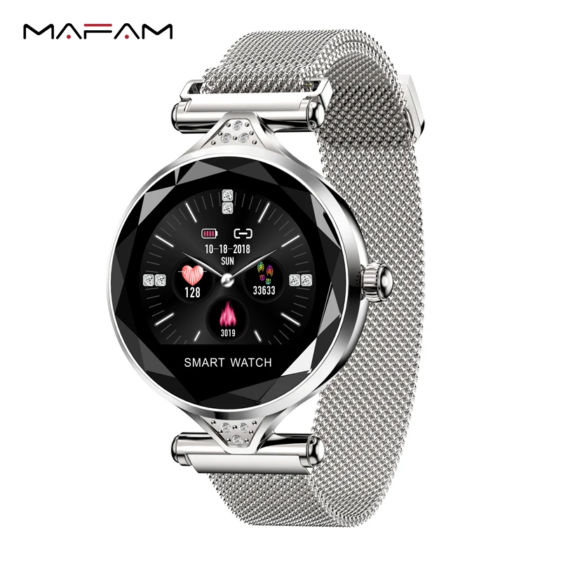 MAFAM Luxury Smart Watch Women Girls Fitness Tracker Blood Pressure Heart Rate Monitor Waterproof Smartwatch For IOS Android+Box
MAFAM Luxury Smart Watch Women Girls Fitness Tracker Blood Pressure Heart Rate Monitor Waterproof Smartwatch For IOS Android+Box