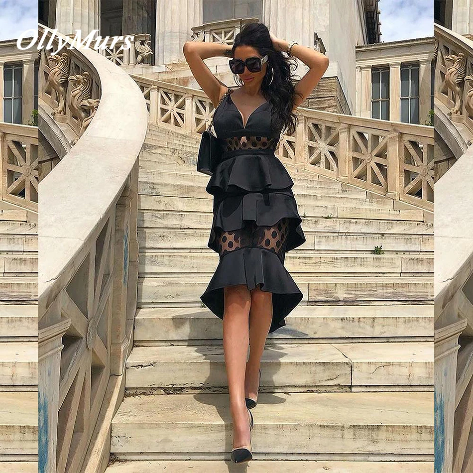 OllyMurs 2019 New Summer Sexy Bodycon Women Dress V Neck Ruffles White Black Dress Vestidos Elegant Club Celebrity Party Dresses
OllyMurs 2019 New Summer Sexy Bodycon Women Dress V Neck Ruffles White Black Dress Vestidos Elegant Club Celebrity Party Dresses