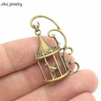 9 pcs/lot 35*21 mm Retro Charms Antique bronze Plated Alloy birdcage Pendant Jewelry Findings 3409C
9 pcs/lot 35*21 mm Retro Charms Antique bronze Plated Alloy birdcage Pendant Jewelry Findings 3409C