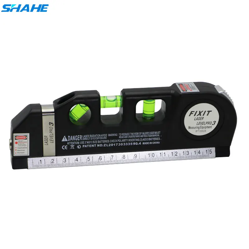 SHAHE Level Laser Horizon Vertical Measure Tape Multipurpose Level Laser Standard and Metric Ruler Level Laser Gauge
SHAHE Level Laser Horizon Vertical Measure Tape Multipurpose Level Laser Standard and Metric Ruler Level Laser Gauge