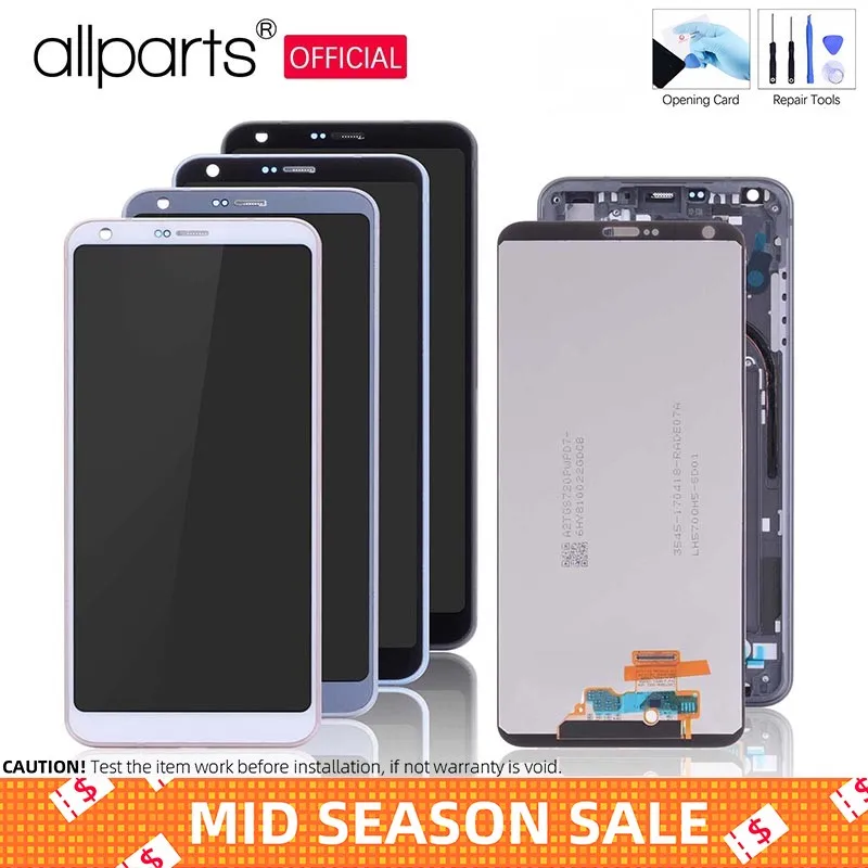 5.7" ORIGINAL Display For LG G6 LCD Touch Screen with Frame For LG G6 Display Replacement H870 H870DS H872 LS993 VS998 US997
5.7" ORIGINAL Display For LG G6 LCD Touch Screen with Frame For LG G6 Display Replacement H870 H870DS H872 LS993 VS998 US997