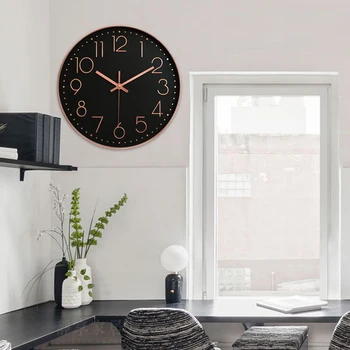 Rose Gold 12inch Bedroom Digital Clock Fashion Home Decoration Quartz Clock Quartz Office Wall Clock Ornament
Rose Gold 12inch Bedroom Digital Clock Fashion Home Decoration Quartz Clock Quartz Office Wall Clock Ornament
