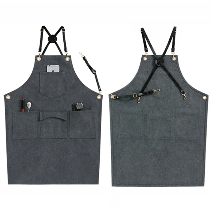 Canvas Apron Senior BBQ Leather Apron for Women Men Chef Kitchen Barber coffee barber flower shop cooking Waitress Print Logo
Canvas Apron Senior BBQ Leather Apron for Women Men Chef Kitchen Barber coffee barber flower shop cooking Waitress Print Logo