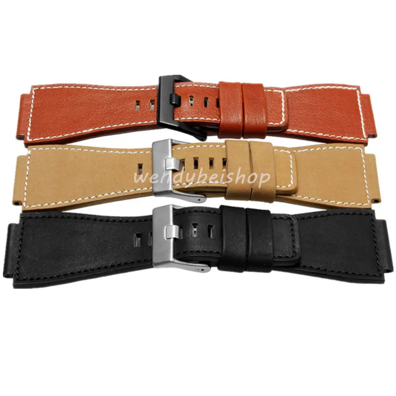 34mm*24mm Black Yellow Red Brown Watch Band Genuine Leather 3mm Thick Band Strap Belt Silver Pin Buckle
34mm*24mm Black Yellow Red Brown Watch Band Genuine Leather 3mm Thick Band Strap Belt Silver Pin Buckle