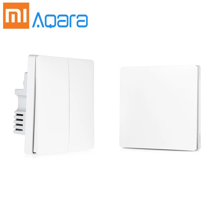 Xiaomi Aqara Smart Wall Switch Light Control Fire Wire and Zero Line Double Key / Single Key Version by Mijia Home APP Control
Xiaomi Aqara Smart Wall Switch Light Control Fire Wire and Zero Line Double Key / Single Key Version by Mijia Home APP Control