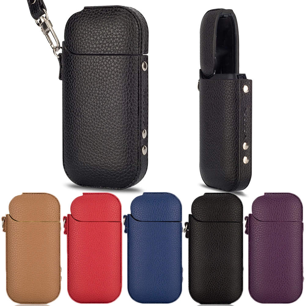 Dirt-resistant Anti-knock PU Leather Protective With Lanyard Carrying Electronic Cigarette Case Holder Portable For IQOS II III
Dirt-resistant Anti-knock PU Leather Protective With Lanyard Carrying Electronic Cigarette Case Holder Portable For IQOS II III