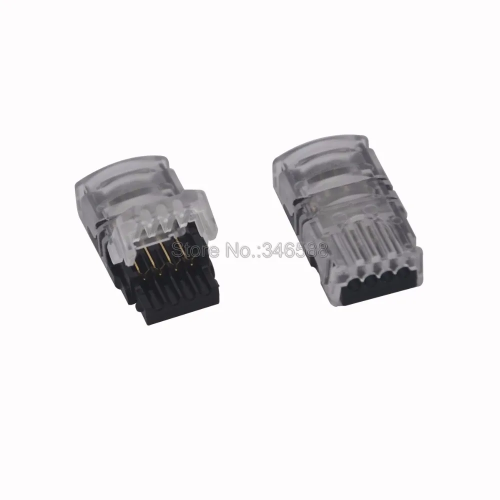 5pcs/lot 4Pin 10mm RGB LED Wire Terminal Block Connector Wire Connector For 5050 SMD IP65 Waterproof RGB LED Strip Light
5pcs/lot 4Pin 10mm RGB LED Wire Terminal Block Connector Wire Connector For 5050 SMD IP65 Waterproof RGB LED Strip Light