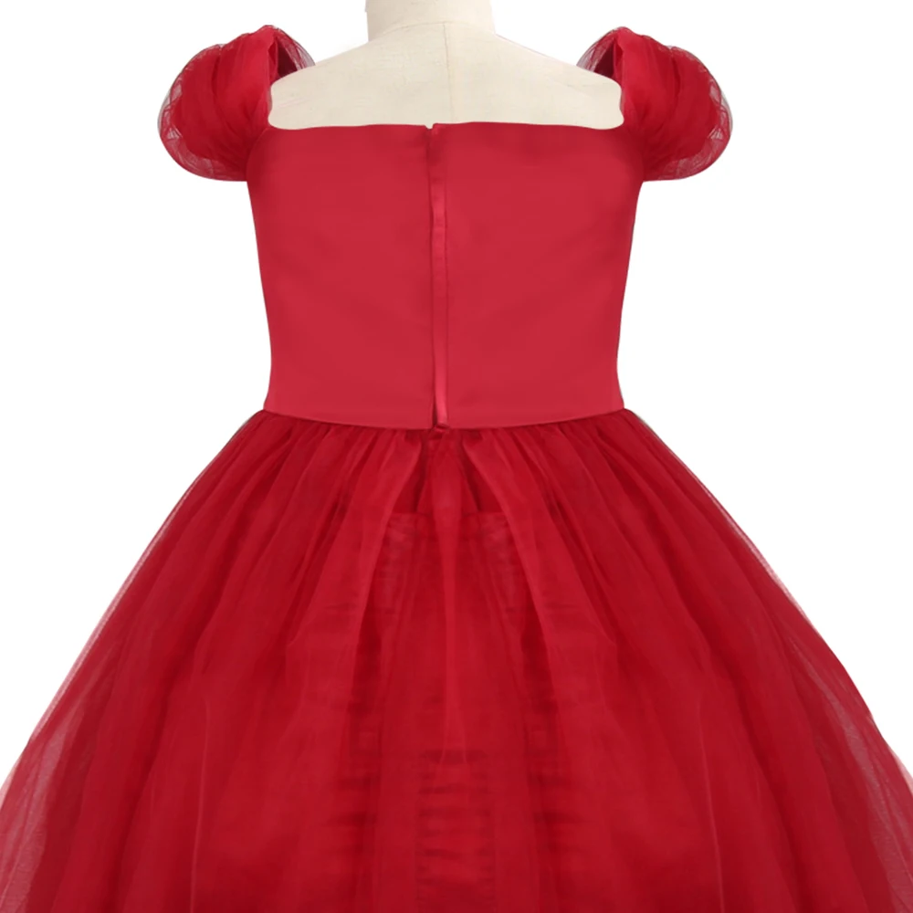 Flower Girl Dresses For Wedding Party 2019 New Tule Teen Princess Dress Children Evening Clothing Formal Pageant Kids Prom Gowns (2)