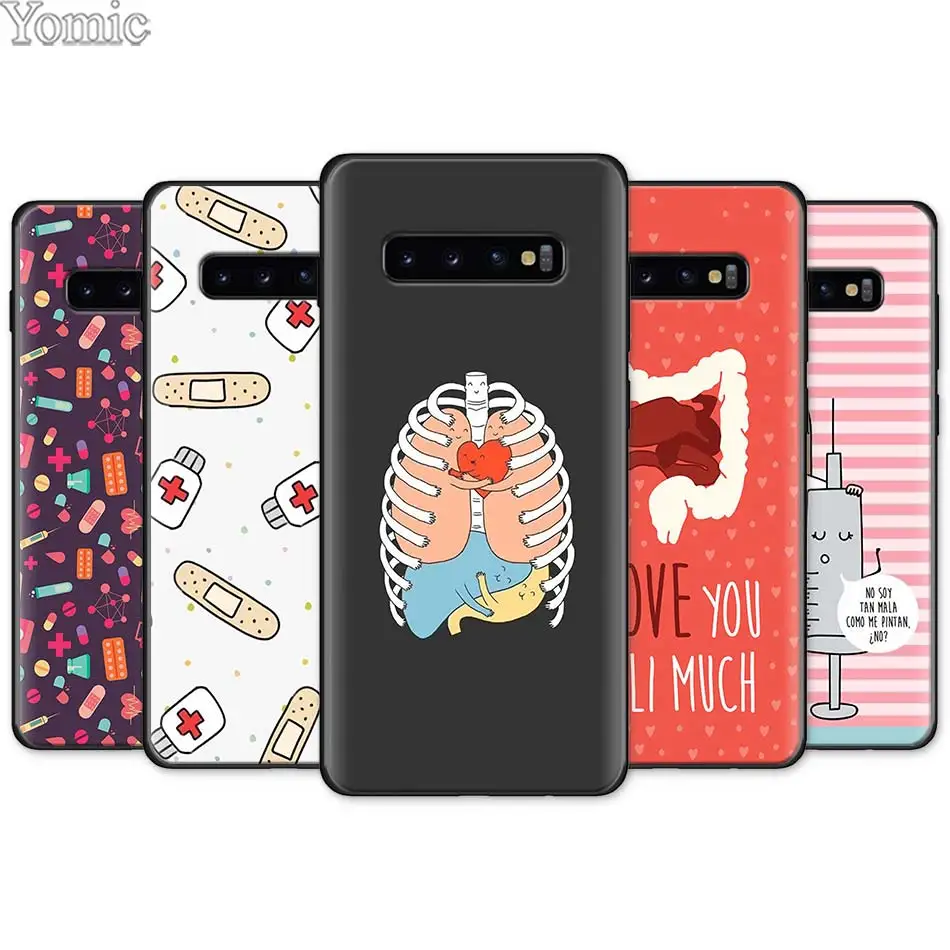 Nurse Medical Medicine Black Silicone Soft TPU Case for Samsung Galaxy S10e S10 S8 S9 Plus S7 Note 8 9 A40 A50 A70 Case Cover
Nurse Medical Medicine Black Silicone Soft TPU Case for Samsung Galaxy S10e S10 S8 S9 Plus S7 Note 8 9 A40 A50 A70 Case Cover