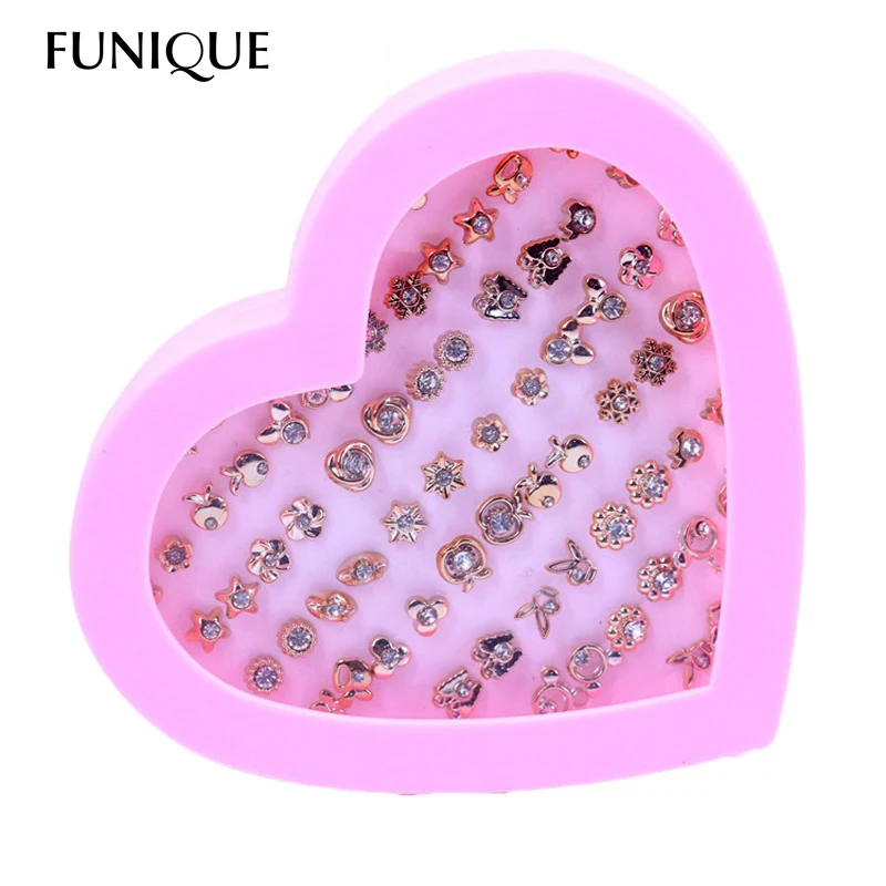 FUNIQUE Random 1Box Mini Stud Earrings Set For Women Multiple Rhinestone Earrings For Women Heart Boxed Earrings Jewelry
FUNIQUE Random 1Box Mini Stud Earrings Set For Women Multiple Rhinestone Earrings For Women Heart Boxed Earrings Jewelry