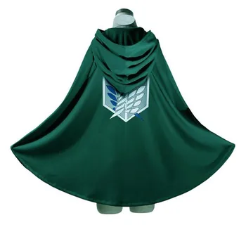 Halloween adult Costumes Cosplay Clothes Attack on Titan Cloak Eren Mikasa Anime Cape Green Giants Unisex Clothing Cloak
Halloween adult Costumes Cosplay Clothes Attack on Titan Cloak Eren Mikasa Anime Cape Green Giants Unisex Clothing Cloak