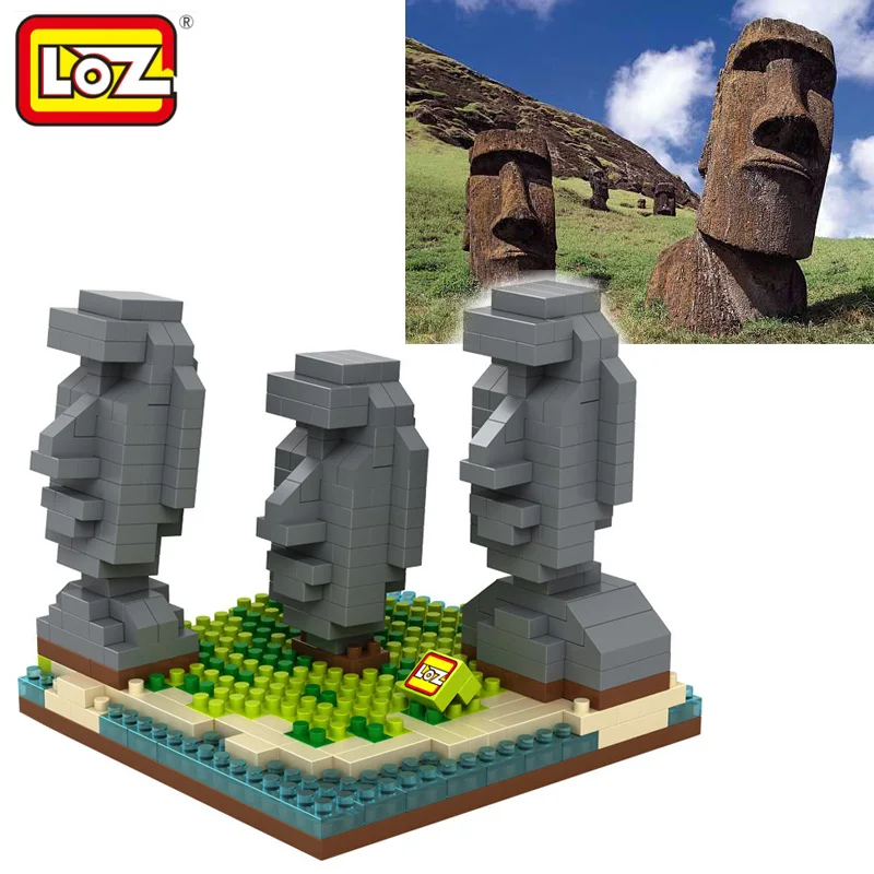 Loz Diamond Blocks World Famous Architecture Easter Island Nui Chile Mini 3D Model Building Blocks DIY Assembly Bricks Toys
Loz Diamond Blocks World Famous Architecture Easter Island Nui Chile Mini 3D Model Building Blocks DIY Assembly Bricks Toys