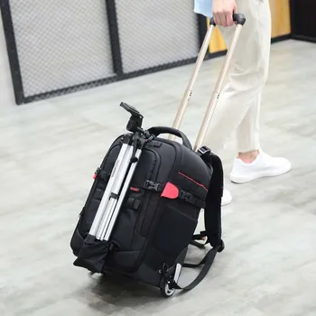 LeTrend Large capacity shockproof Shoulder Travel Bags Photography backpack Professional SLR camera bag Suitcase Wheels Trolley
LeTrend Large capacity shockproof Shoulder Travel Bags Photography backpack Professional SLR camera bag Suitcase Wheels Trolley