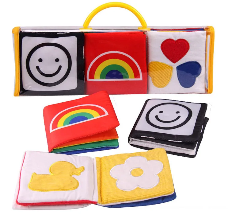 baby educational toy visual development cloth soft book good interactive tool for learning shapes colors 3books/set
baby educational toy visual development cloth soft book good interactive tool for learning shapes colors 3books/set