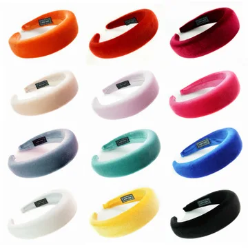 New Trendy Sponge Velvet Hairband For Women Headbands Headwear Accessories 4cm Fashion Wide Hair Bands
New Trendy Sponge Velvet Hairband For Women Headbands Headwear Accessories 4cm Fashion Wide Hair Bands