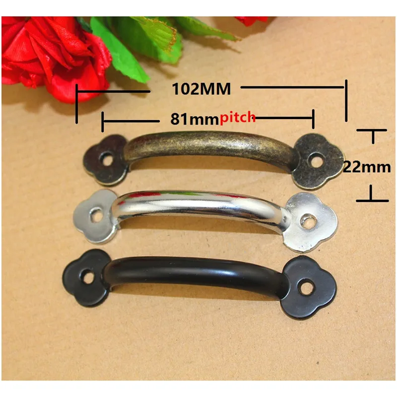 Chinese Alloy Antique Drawer Handle,Vintage Wooden Box Handles,Cabinet,Storage Box Rose Handle,102*22mm,10Pcs
Chinese Alloy Antique Drawer Handle,Vintage Wooden Box Handles,Cabinet,Storage Box Rose Handle,102*22mm,10Pcs