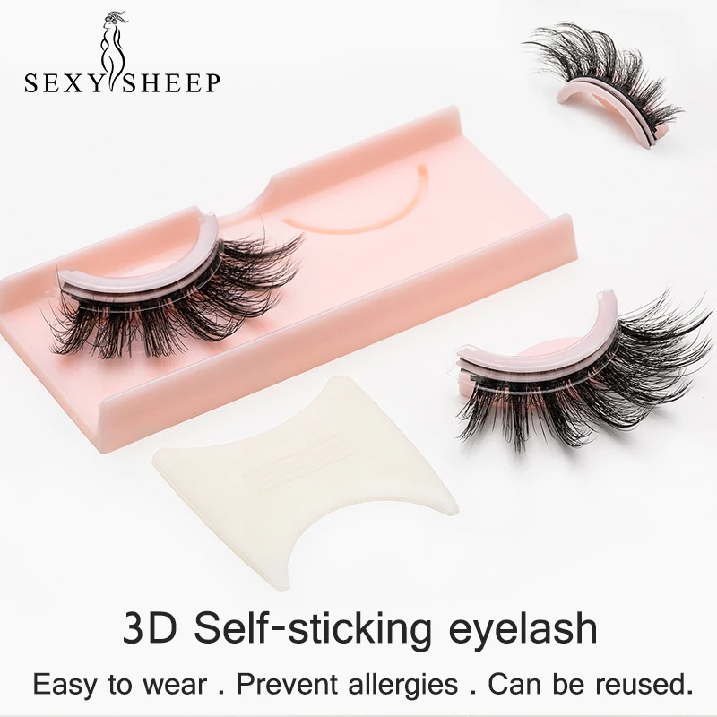 SEXYSHEEP 3D Self-sticking eyelash Prevent allergies Fake eyelashes Reusable False Eyelash 8 style Natural Long Dropshipping
SEXYSHEEP 3D Self-sticking eyelash Prevent allergies Fake eyelashes Reusable False Eyelash 8 style Natural Long Dropshipping