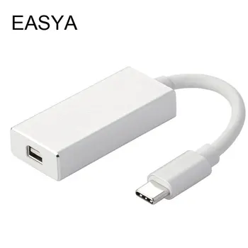 EASYA USB Type-C Hub To Mini Display Port Adapter DP USB Hub Support 4K HD Male to Female For MacBook Pro
EASYA USB Type-C Hub To Mini Display Port Adapter DP USB Hub Support 4K HD Male to Female For MacBook Pro